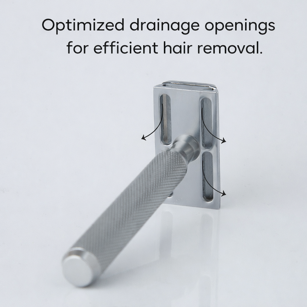 A perfectly exposed blade for a smooth and safe shave